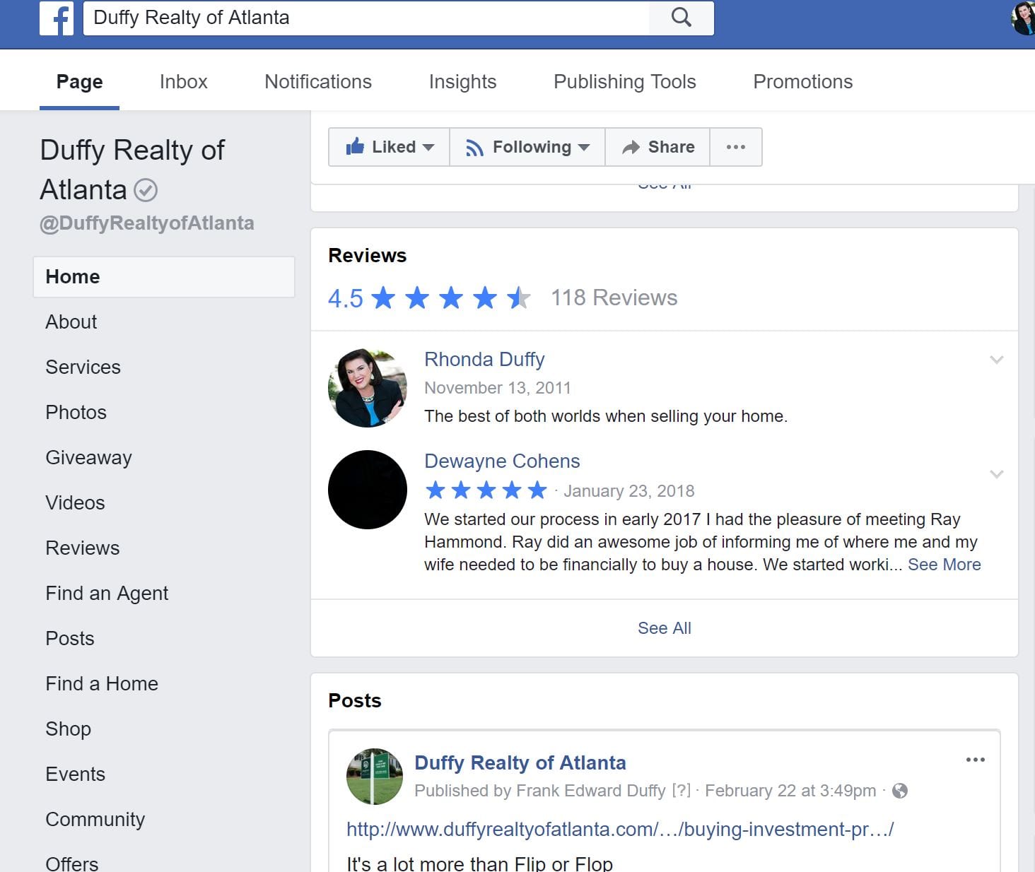 duffy realty reviews