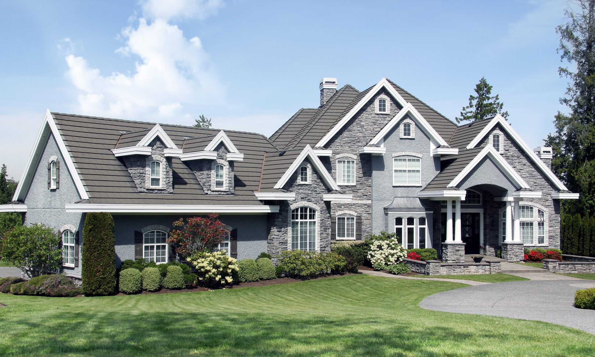 Polished home exterior