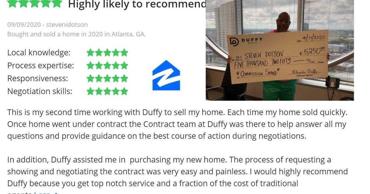DUFFY Buyer Client Incentive for Client Steven Dotson for $5,250.00