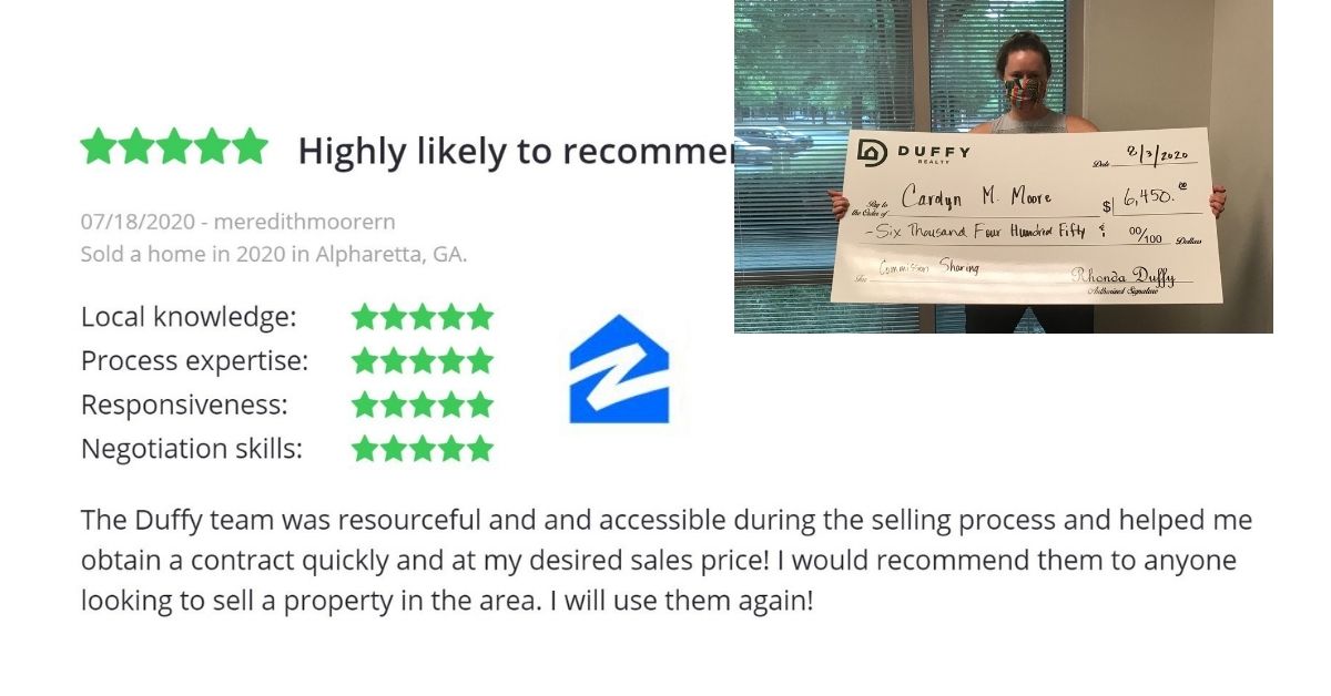 DUFFY buyer client incentive for $6,450