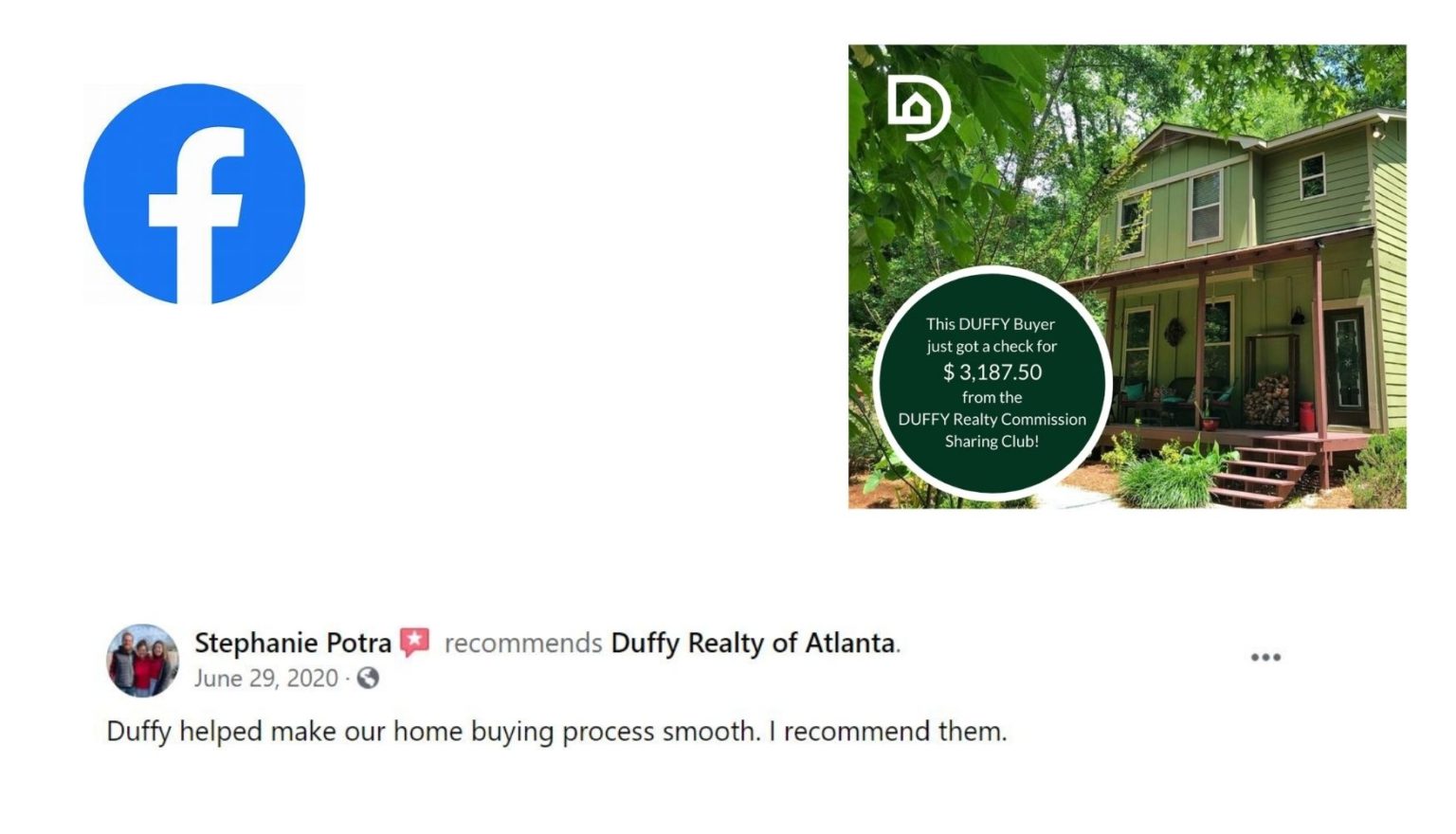 The Porta family received a DUFFY Buyer Incentive for $3187.00