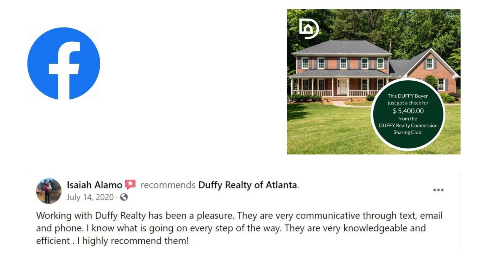 DUFFY Buyer Incentive for $5400.00