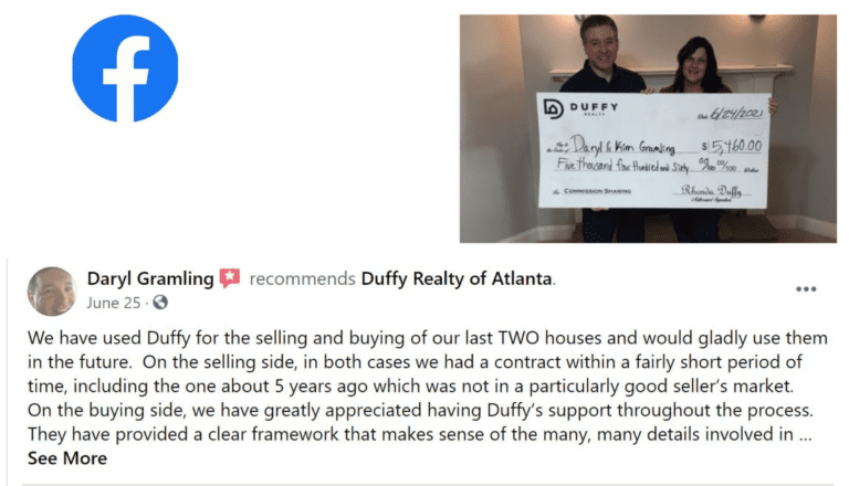 DUFFY Buyer Incentive to the Gramlings for $5460.00