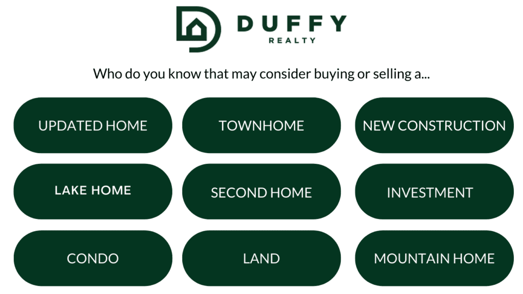 DUFFY helps these kinds of buyers and sellers