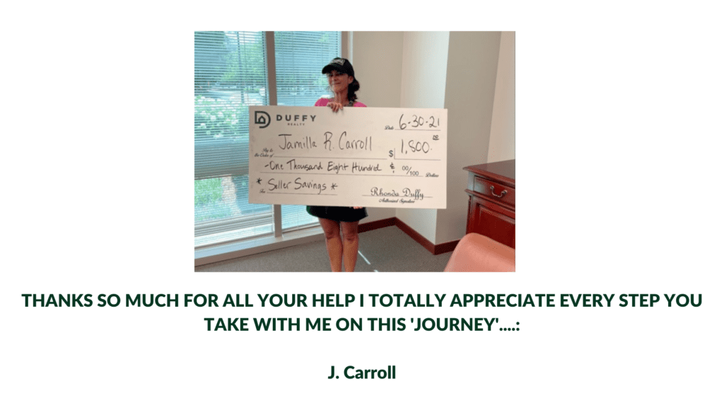 Seller Client Jamilla Carroll tells her story