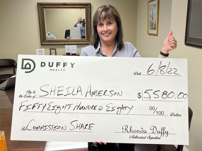 Buyer Anderson buys home in Marietta and gets $5,580.00 of Duffy's Commission