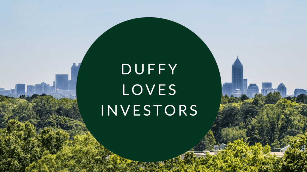 DUFFY loves investors