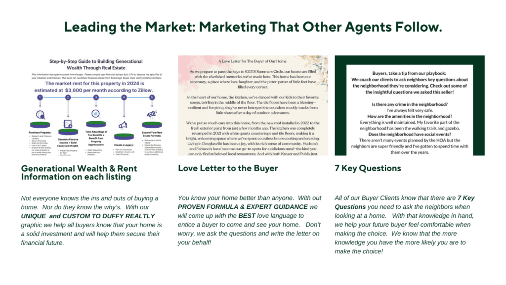 Leading the Market Marketing That Other Agents Follow. (1)