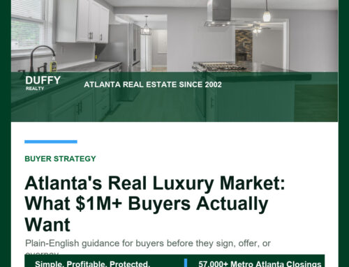 Atlanta’s Real Luxury Market: What $1M+ Buyers Actually Want