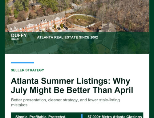 Atlanta Summer Listings: Why July Might Be Better Than April